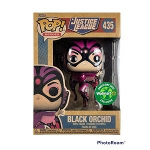NIB Funko Pop! Heroes Justice League Black Orchid #435 2022 Earth Day Exclusive